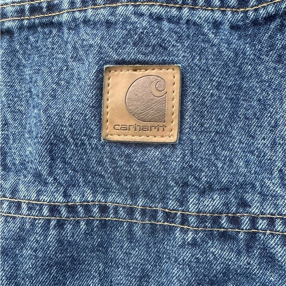 Carhartt Men's Original Dungaree Fit Blue Jeans Size 36x32 - Picture 3 of 4